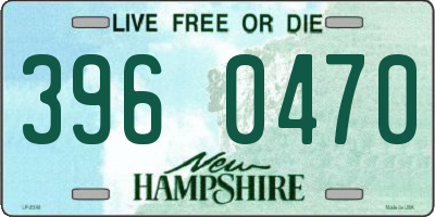 NH license plate 3960470