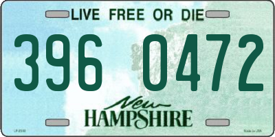 NH license plate 3960472