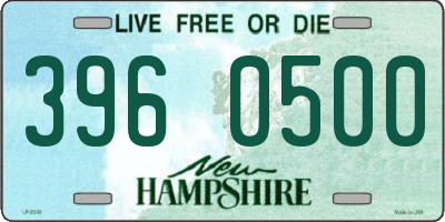 NH license plate 3960500