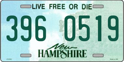 NH license plate 3960519