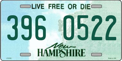 NH license plate 3960522