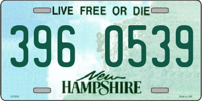 NH license plate 3960539