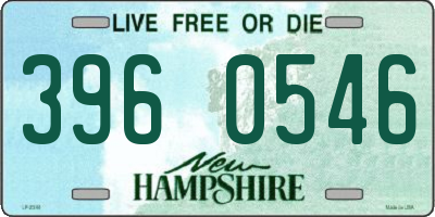 NH license plate 3960546