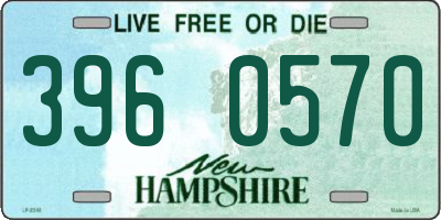 NH license plate 3960570