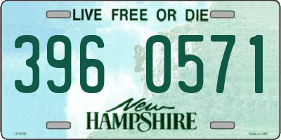 NH license plate 3960571