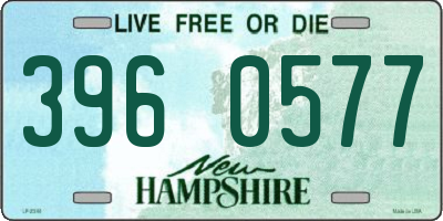 NH license plate 3960577