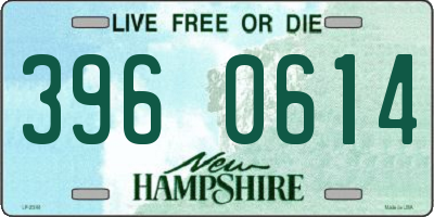 NH license plate 3960614