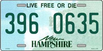 NH license plate 3960635