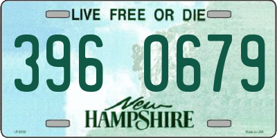 NH license plate 3960679