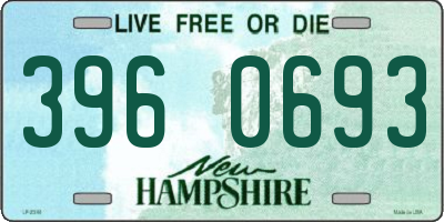 NH license plate 3960693