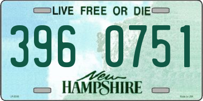 NH license plate 3960751