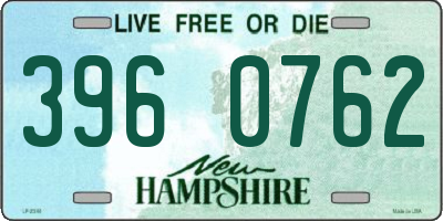 NH license plate 3960762