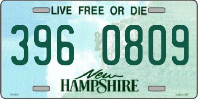 NH license plate 3960809