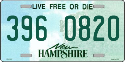 NH license plate 3960820