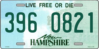 NH license plate 3960821