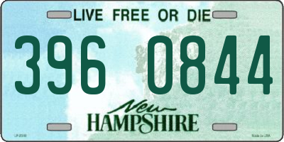 NH license plate 3960844