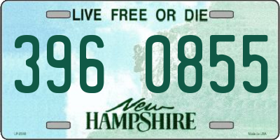 NH license plate 3960855