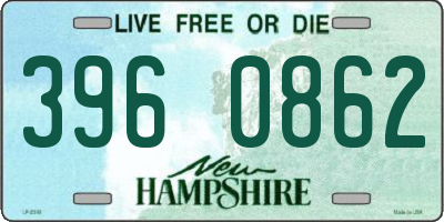 NH license plate 3960862