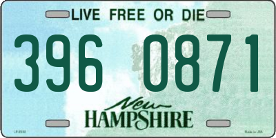 NH license plate 3960871