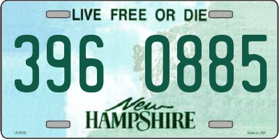 NH license plate 3960885