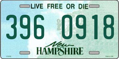 NH license plate 3960918