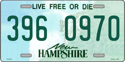 NH license plate 3960970
