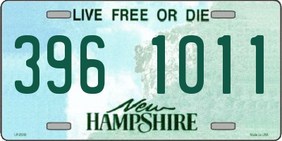 NH license plate 3961011