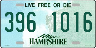 NH license plate 3961016