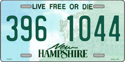 NH license plate 3961044