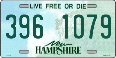 NH license plate 3961079