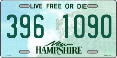NH license plate 3961090