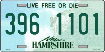 NH license plate 3961101