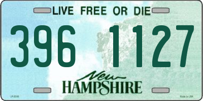 NH license plate 3961127
