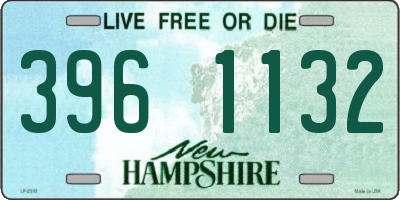 NH license plate 3961132