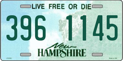NH license plate 3961145