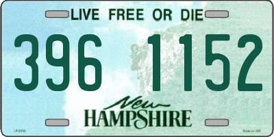 NH license plate 3961152