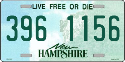 NH license plate 3961156