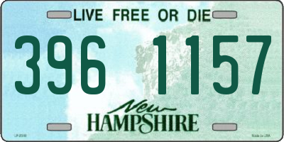 NH license plate 3961157