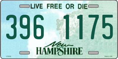 NH license plate 3961175