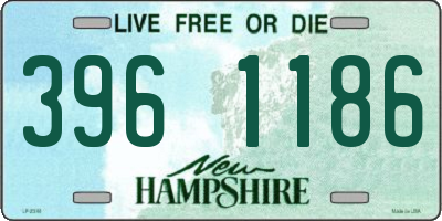 NH license plate 3961186