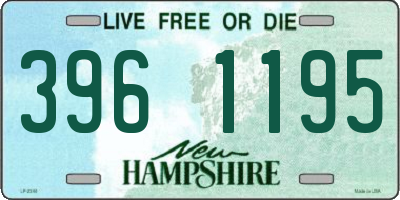 NH license plate 3961195