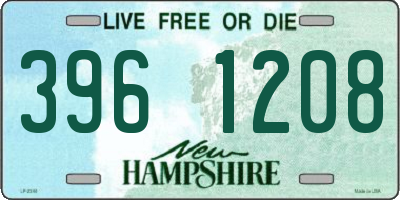 NH license plate 3961208
