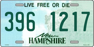 NH license plate 3961217