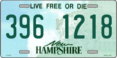 NH license plate 3961218