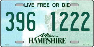 NH license plate 3961222