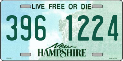 NH license plate 3961224