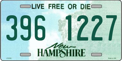 NH license plate 3961227