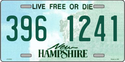 NH license plate 3961241