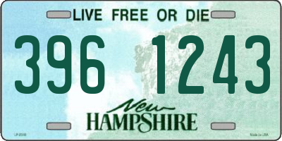 NH license plate 3961243