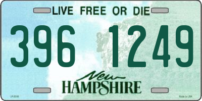 NH license plate 3961249